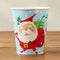 Colourful Santa Paper Cups - 255ml - Pack of 8