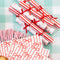 Candy Bow Christmas Saucer Crackers - 8 Pack