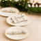 Mistletoe Christmas Mini Saucer Crackers - 12cm - Pack of 8