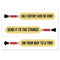 Cricket Bat Signs Poster - A3