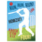 Cricket Silhouettes and Words Poster - A3