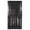 Black Metallic Square Party Backdrop - 97cm x 1.98m