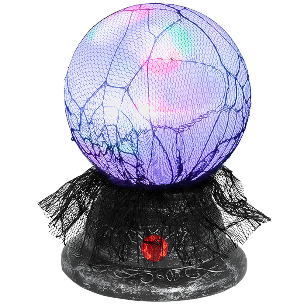 Crystal Ball Prop With Flashing Light and Sound - 19cm