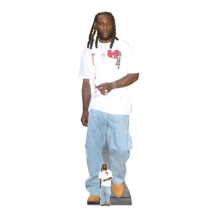 CS1281 Burna Boy  Cardboard Cutout Height 188cm