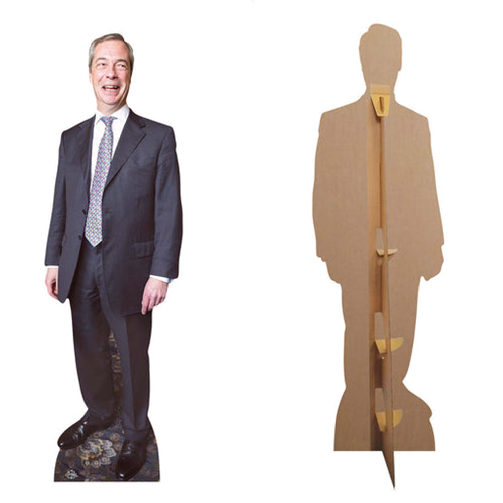 Nigel Farage Lifesize Cardboard Cutout - 1.81m