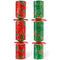 Red & Green Holly Christmas Crackers - Plastic Free - 10
