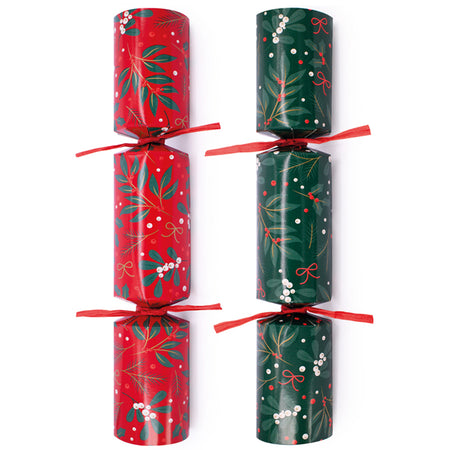Christmas Crackers Eco-Friendly Festive Berries - Plastic Free - 10