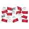 Christmas Crackers Eco-Friendly Festive Berries - Plastic Free - 10