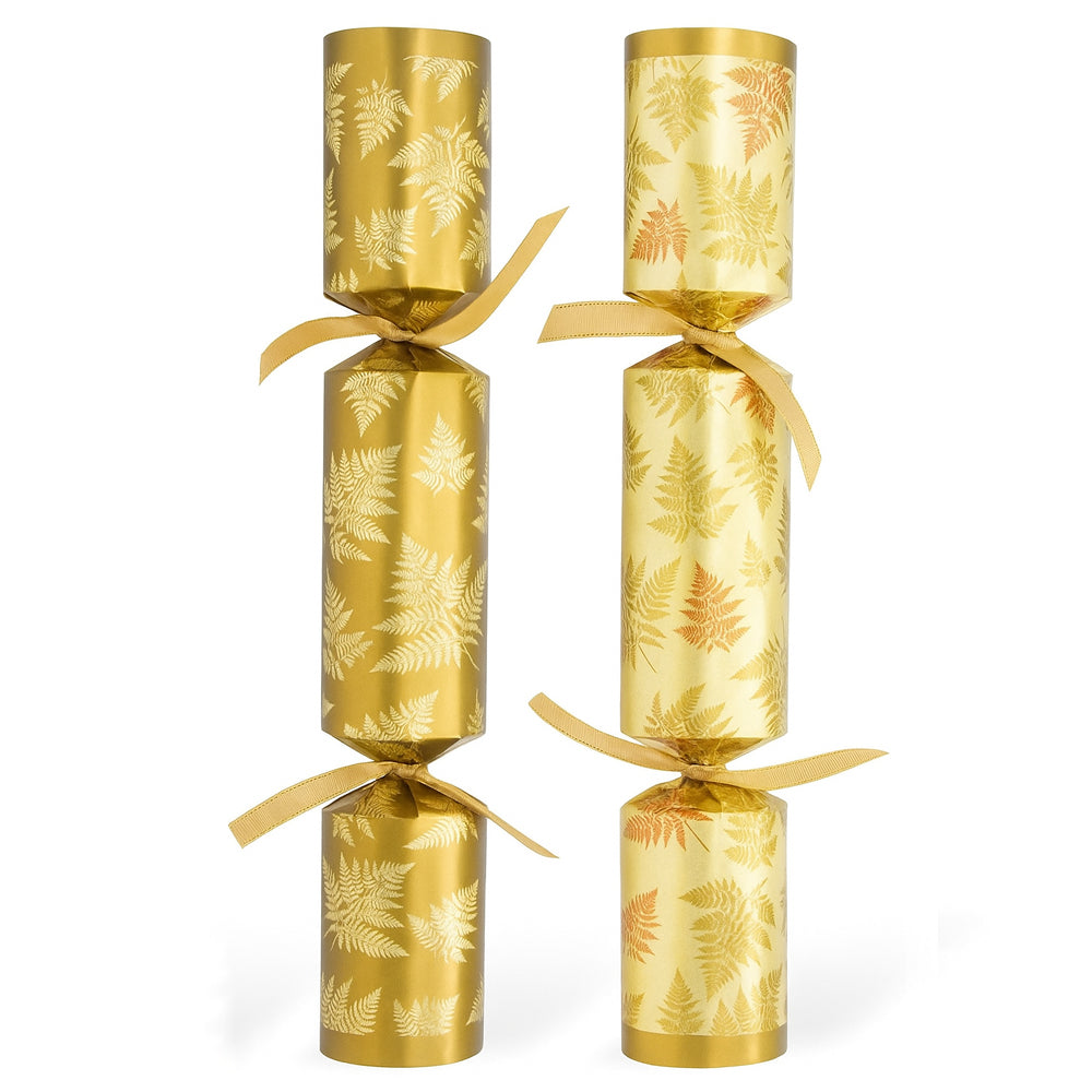 Gold Botanical Christmas Crackers - 11" - Plastic Free - Each