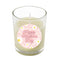Pink Daisy Happy Mother's Day Unscented Candle In Glass Holder  - 6.5cm - Each