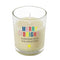 Personalised Merry and Bright Christmas Unscented Candle in Glass Holder - 6.5cm