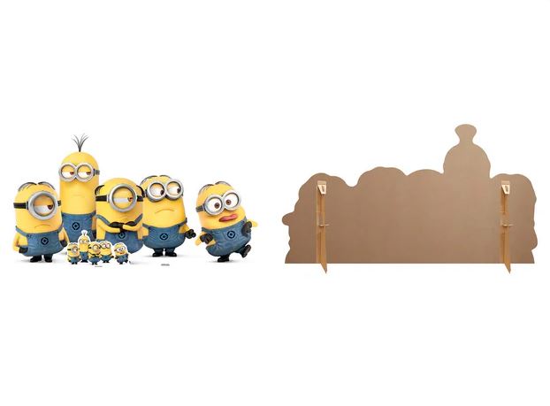 Minions Group Cardboard Cutout - 1.7m