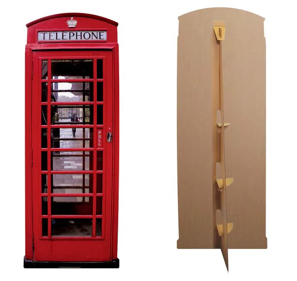 Phone Box Cardboard Cutout