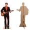 Elvis Red Shirt and Guitar Lifesize Cardboard Cutout - 1.8m
