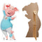 Rosita Pig Sing 2 Lifesize Cardboard Cutout with Mini Cutout - 95cm x 50cm
