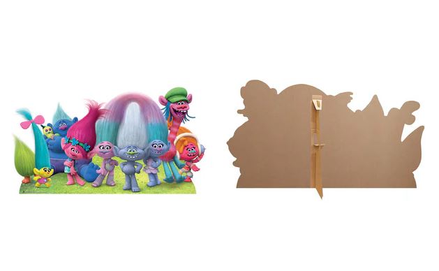 Trolls Group Cutout - 1.49m