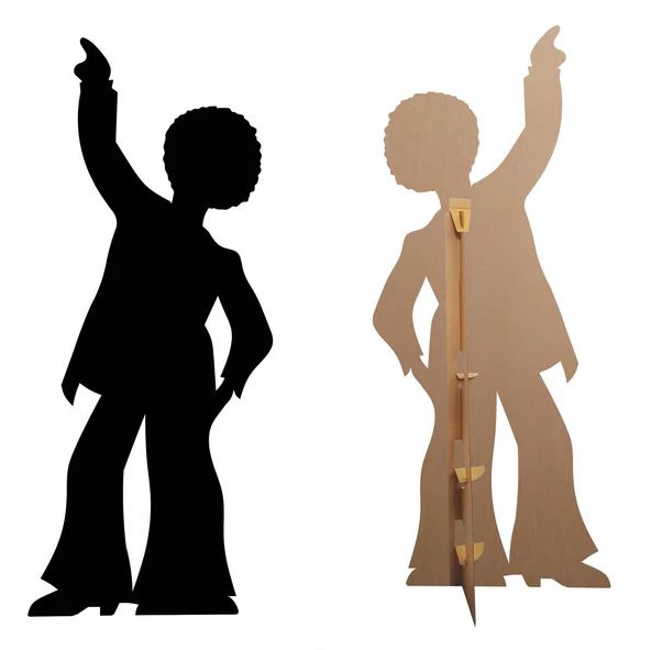 Disco Dancer Male Cardboard Cutout