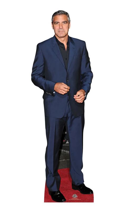 George Clooney Cardboard Cutout - 1.76m