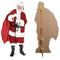 Santa Claus With Sack Lifesize Cardboard Cutout - 1.8m