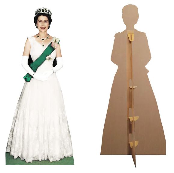 Queen Elizabeth in 1956 Lifesize Cardboard Cutout - 1.81m