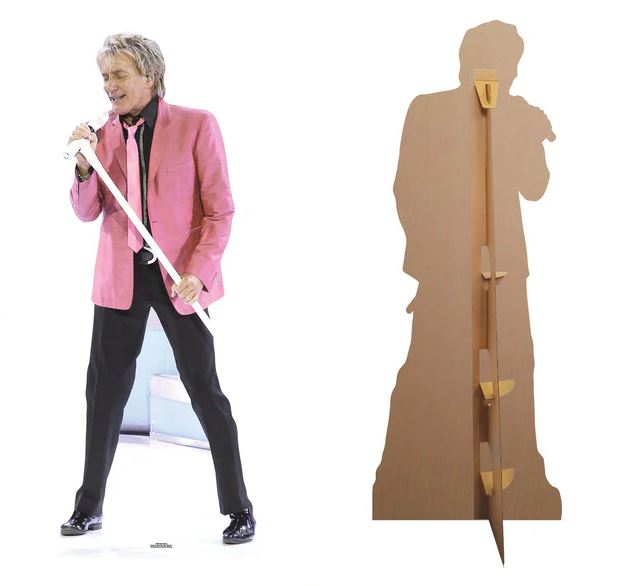 Rod Stewart Cardboard Cutout - 1.79m