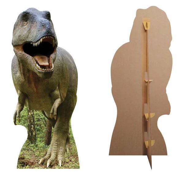 T-Rex Cardboard Cutout - 1.86m