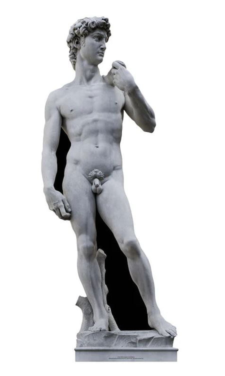 Michelangelo's David Lifesize Cardboard Cutout - 1.86m