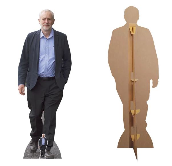 Jeremy Corbyn Cardboard Cutout - 1.7m