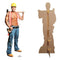 Chippendales Jeffrey Construction Worker Lifesize Cardboard Cutout - 1.89m