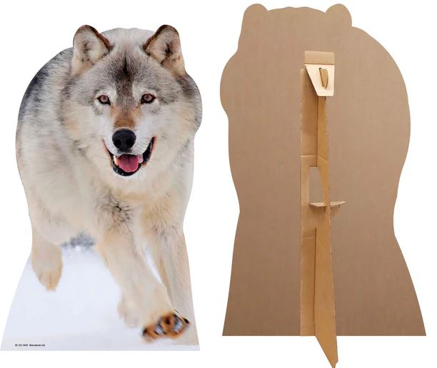 Wolf Cardboard Cutout - 90cm