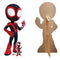 Spin Miles Morales Lifesize Cardboard Cutout With FREE Mini Table Cutout - 92cm