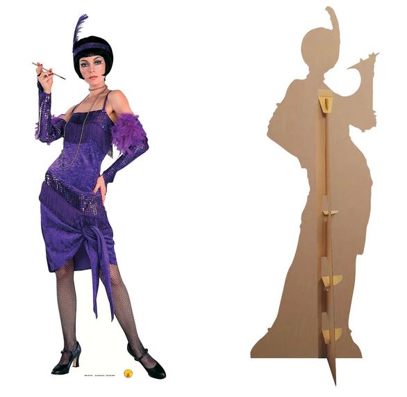 Fabulous Flapper Lifesize Cardboard Cutout - 1.7m