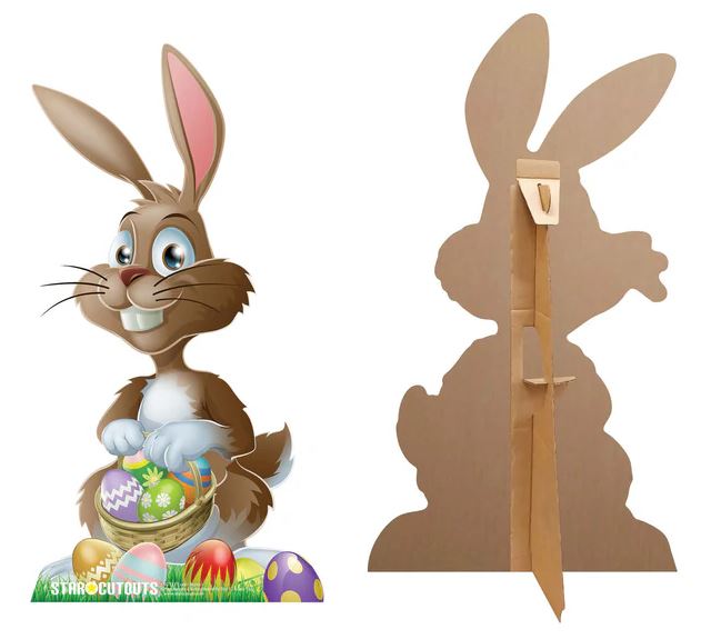 Easter Bunny Cardboard Cutout - 97cm