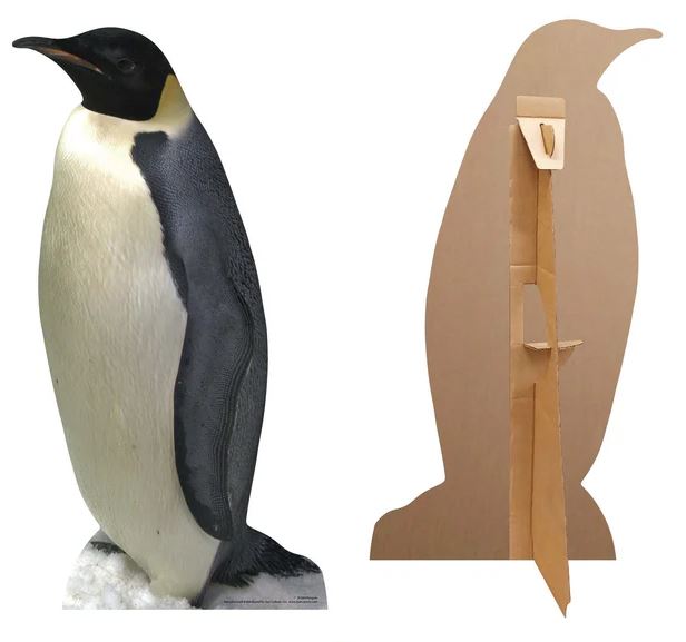 Penguin Cardboard Cutout - 86cm