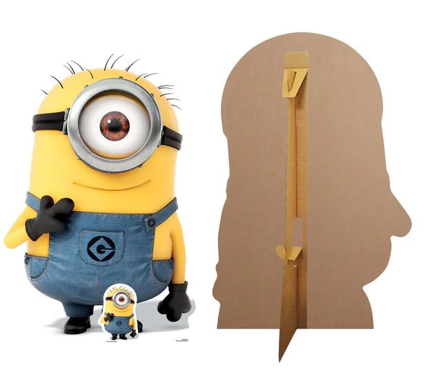 Minions Carl Cardboard Cutout - 1.39cm