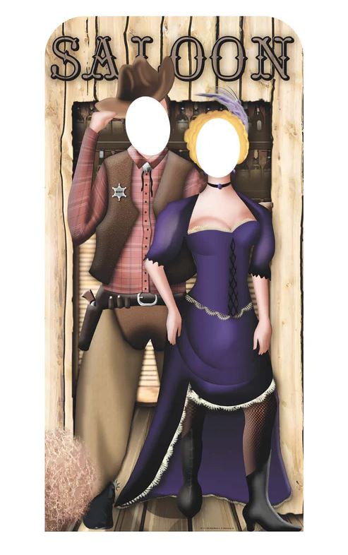 Wild West Couple Stand In - 1.86m