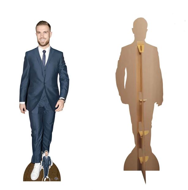 Jordan Henderson Cardboard Cutout - 1.86m