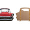 Children's Red Car Stand-In - 1.51m