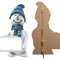Snowman with Sign Cardboard Cutout - 1.83m