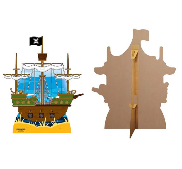 Pirate Ship Cardboard Cutout - 1.2m