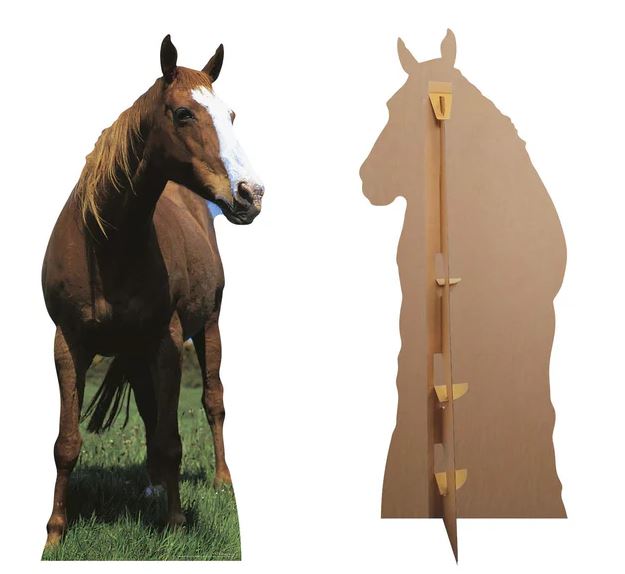 Mustang Western Horse Cardboard Cutout - 1.9m