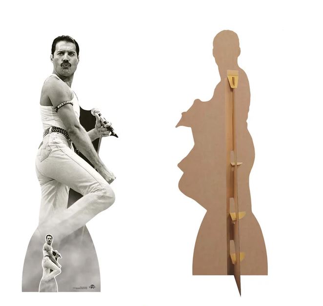 Freddie Mercury Live Aid Cardboard Cutout - 1.8m