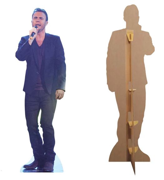 Gary Barlow Celebrity Lifesize Cardboard Cutout - 1.83m