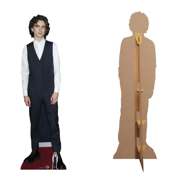 Timothee Chalamet Lifesize Cardboard Cutout with Free Mini Cutout - 1.79m