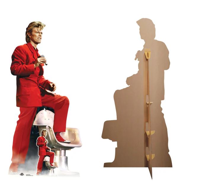 David Bowie Lifesize Cutout With FREE Mini Cutout - 1.76m