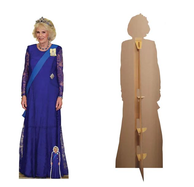 Camilla Queen Consort Lifesize Cardboard Cutout with Free Mini Cutout - 1.76m
