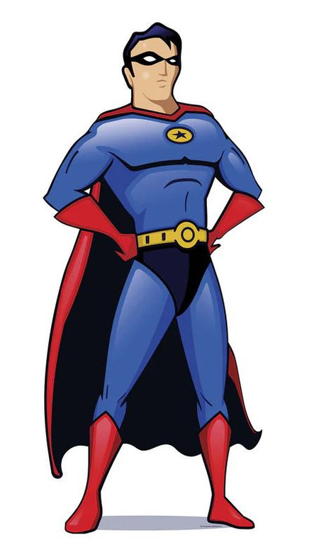 Superhero Cardboard Cutout - 1.86m
