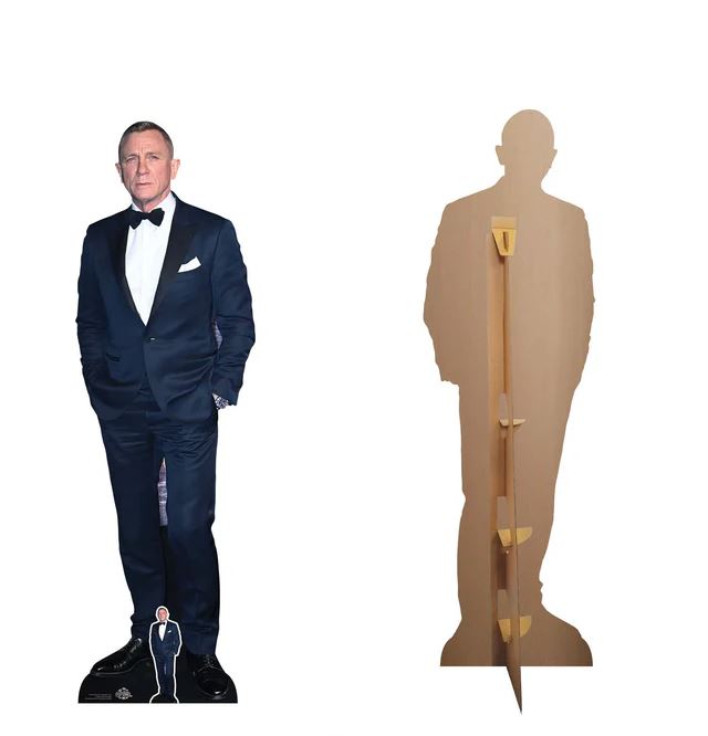 Daniel Craig Lifesize Cutout With FREE Mini Cutout - 1.79m
