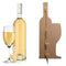 Glass and White Wine Bottle Cutout - 89cm