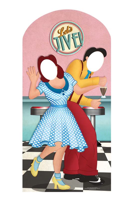 1950's "Let's Jive!" Stand-In - 1.92m